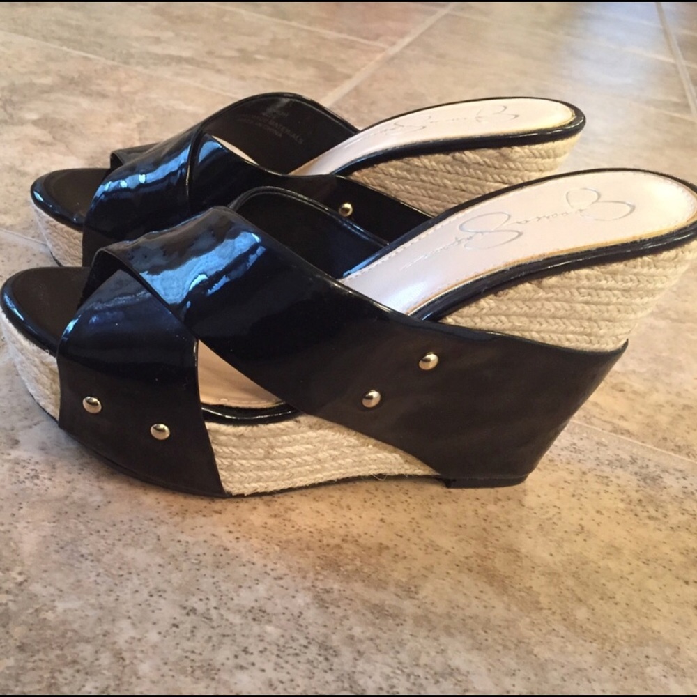 Jessica Simpson💃🏽 Black Wedges 💃🏽